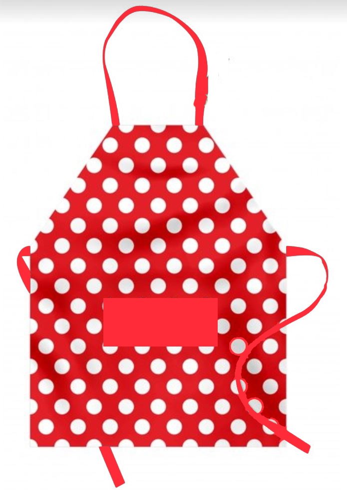 Pink Polka Dot Apron Kit Yardage Plus Pattern