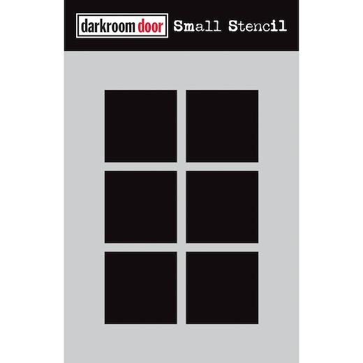 Darkroom Door Stencil, Boxes 6 Up 9340836006625
