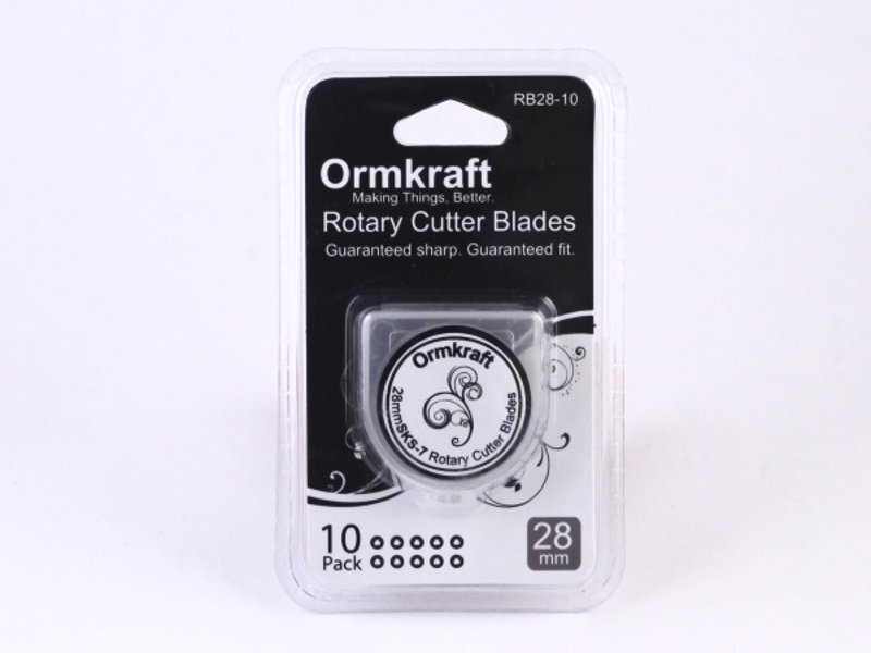 Ormkraft 28mm Rotary Cutter Blades 10 pack