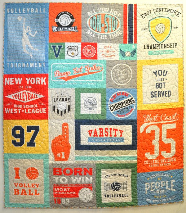 Volleyball Panel Quilt Kit