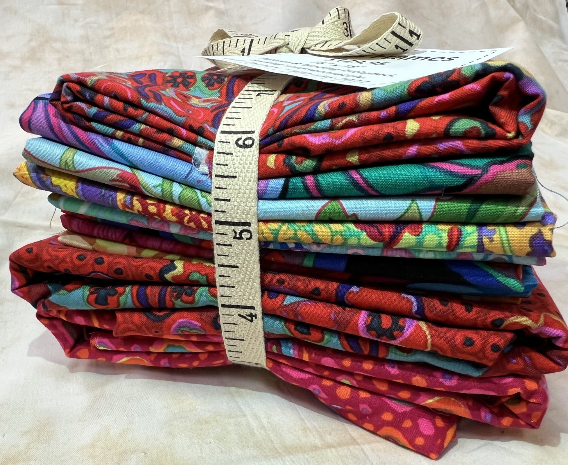 Kaffe Fassett Jewel Frames Quilt Kit / RED Sashing