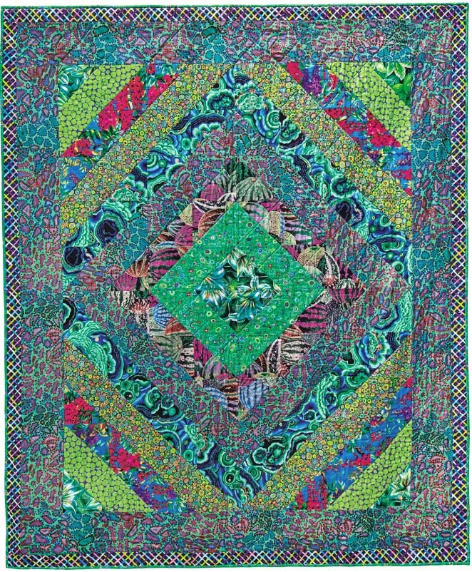 Kaffe Fassett Ancient Glade Quilt Kit If some fabrics are