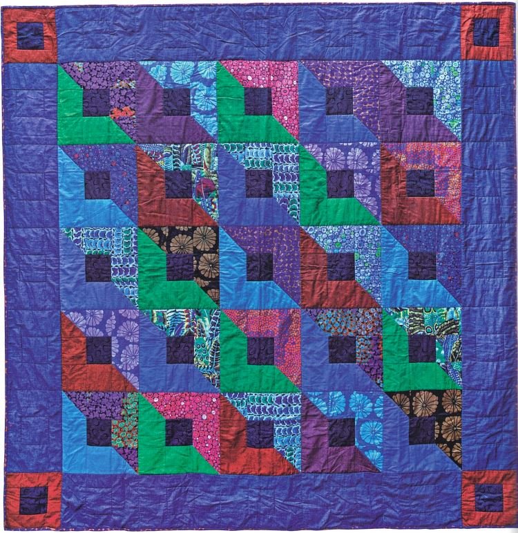 Kaffe Fassett Dark Boxes Quilt Kit If some fabrics are discontinued