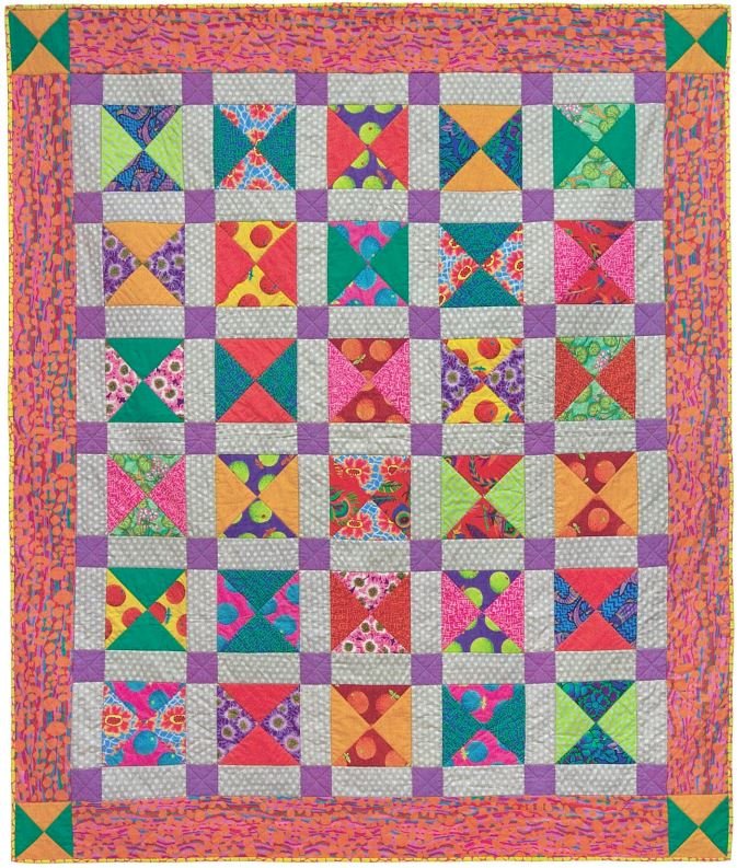 Kaffe Fassett Jumping Jacks Quilt Kit