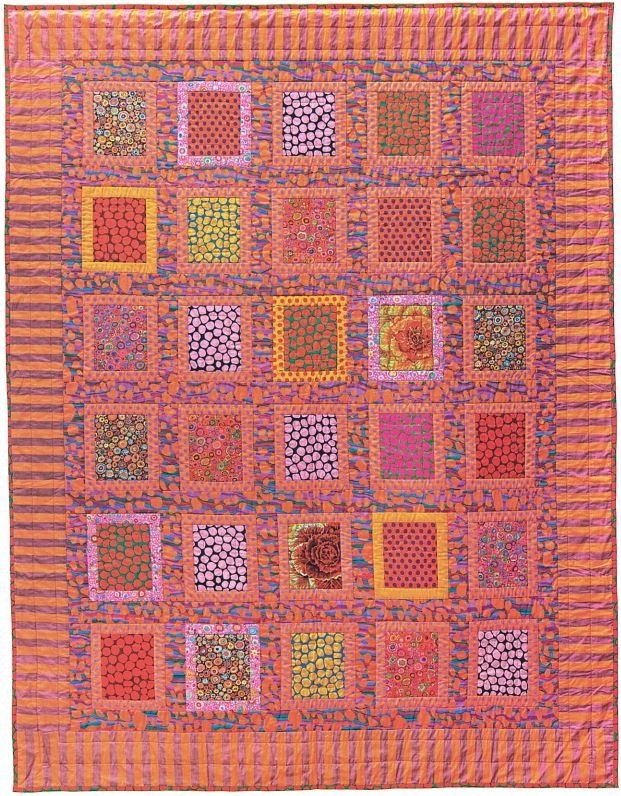 Kaffe Fassett Peach Sunset Quilt Kit If some fabrics are discontinued