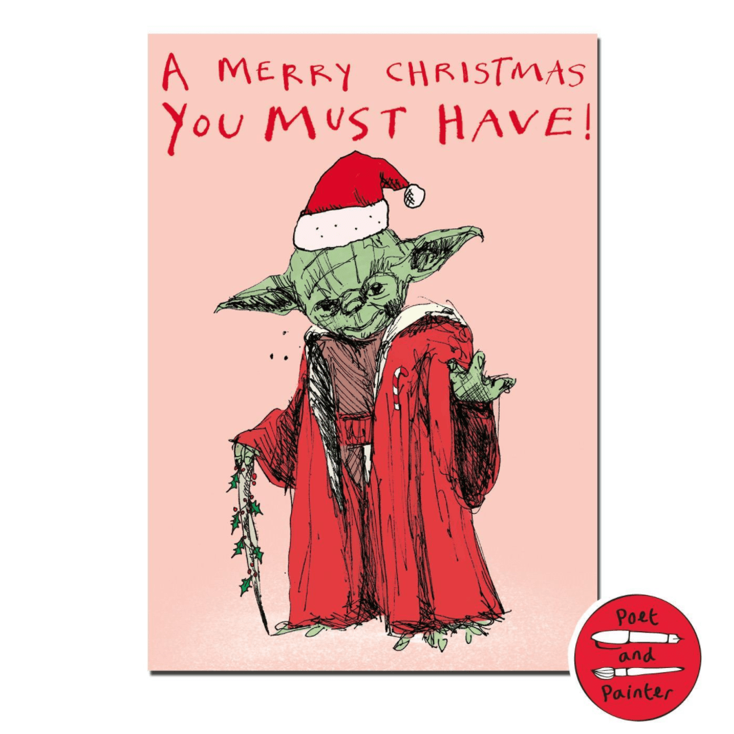 Yoda Merry Christmas Card