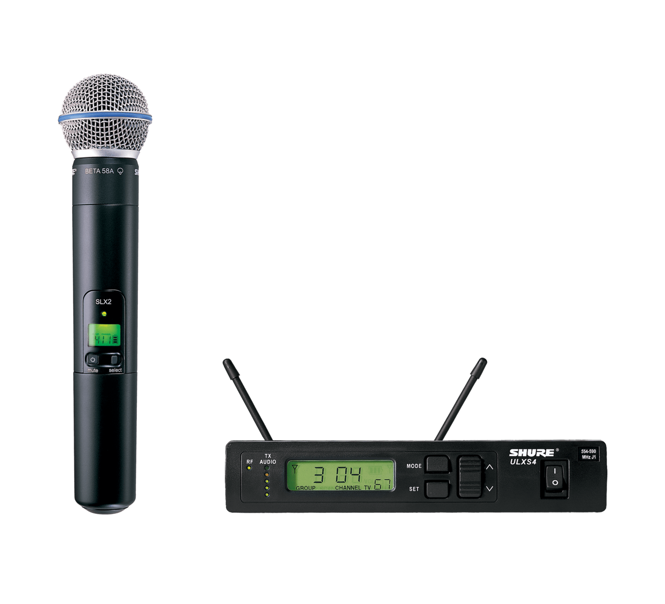 Shure ULXS24/BETA58 Handheld Wireless Microphone System