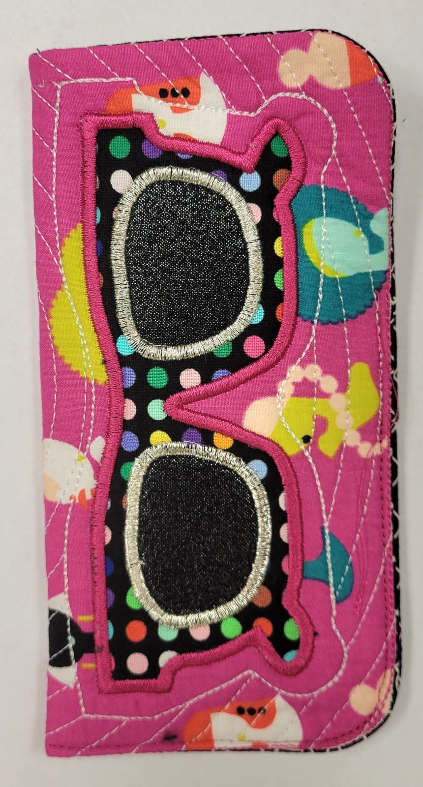 Eyeglass Case Letter H Embroidery Embroidery Near Me