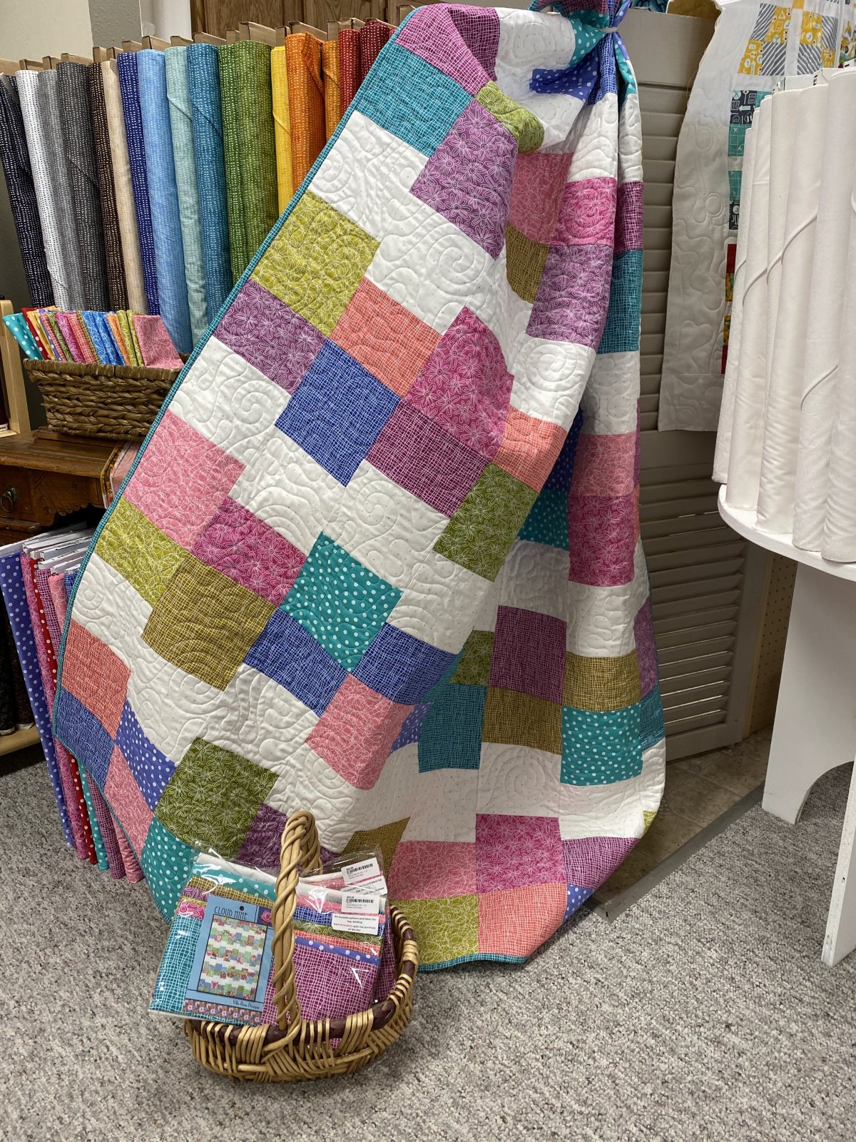 Cloud Nine Quilt Sample 54 x 70