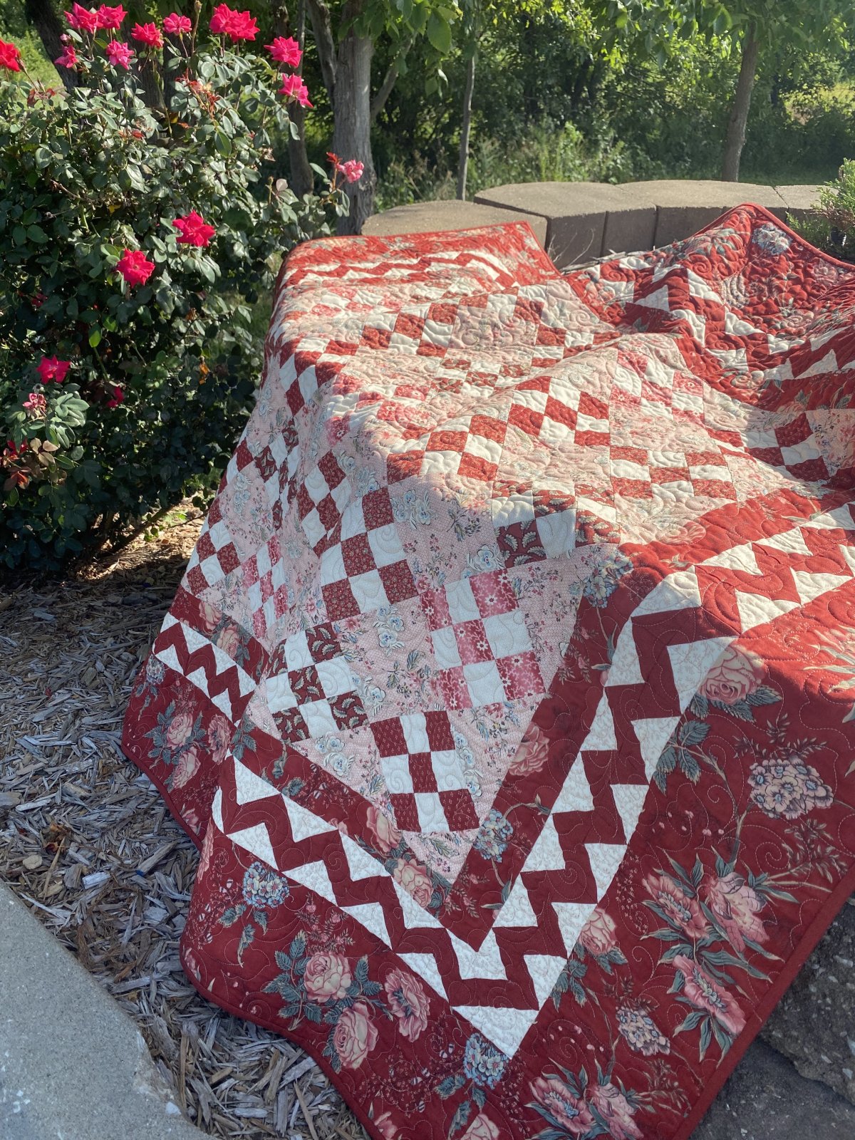 Garden Hill Quilt Kit 54 X 54