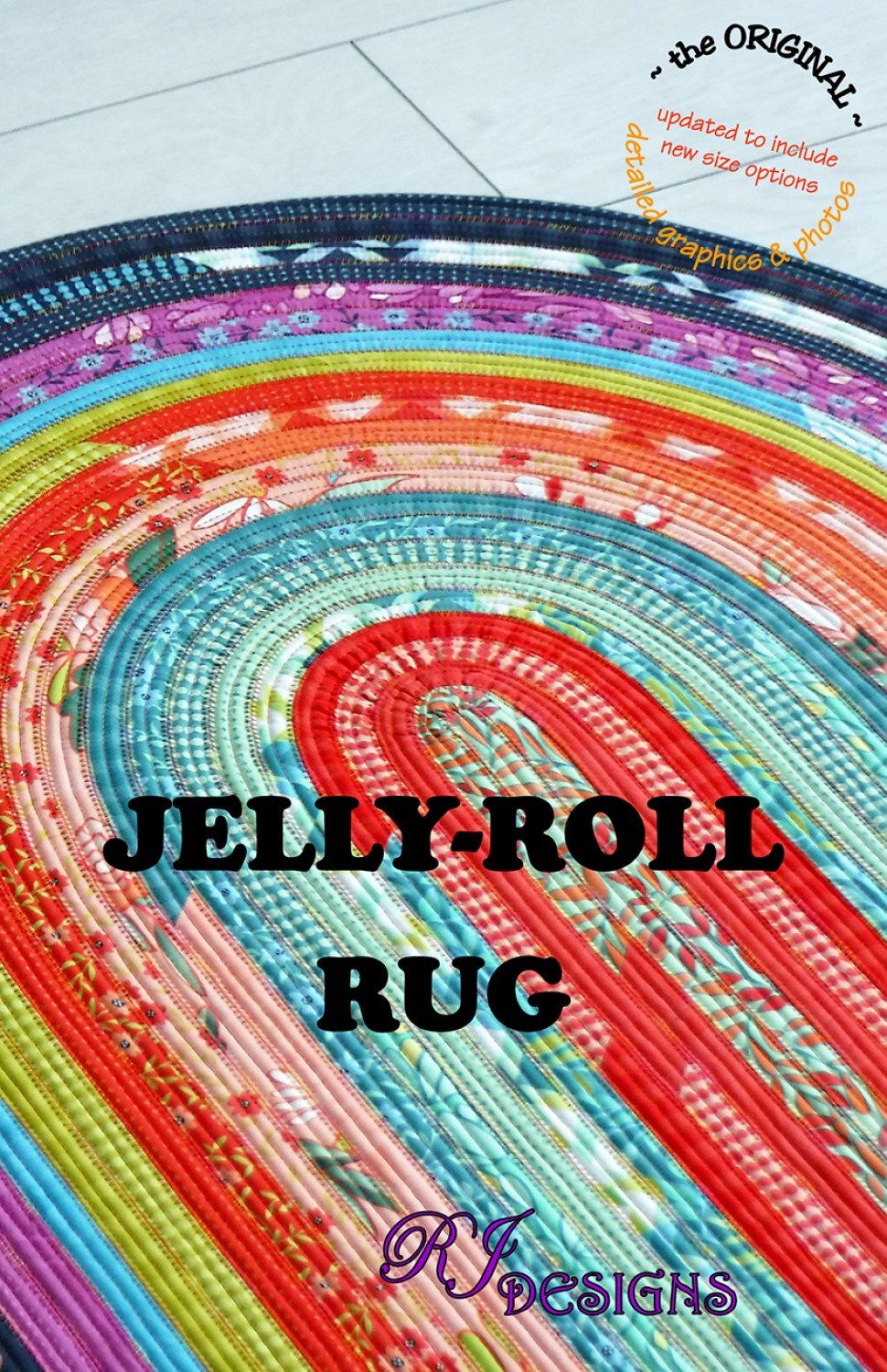 Jelly Roll Rug Pattern From R.J. Designs By Roma Lambson