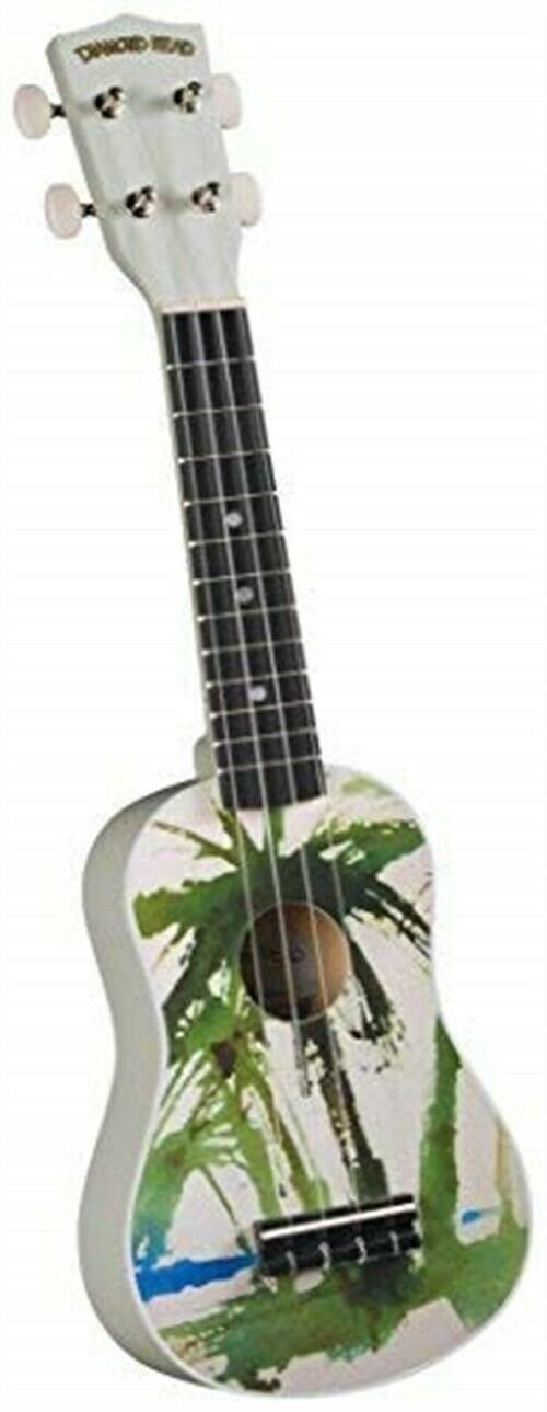 Diamond Head Soprano Ukulele Palm Tree w/Bag 688382046313