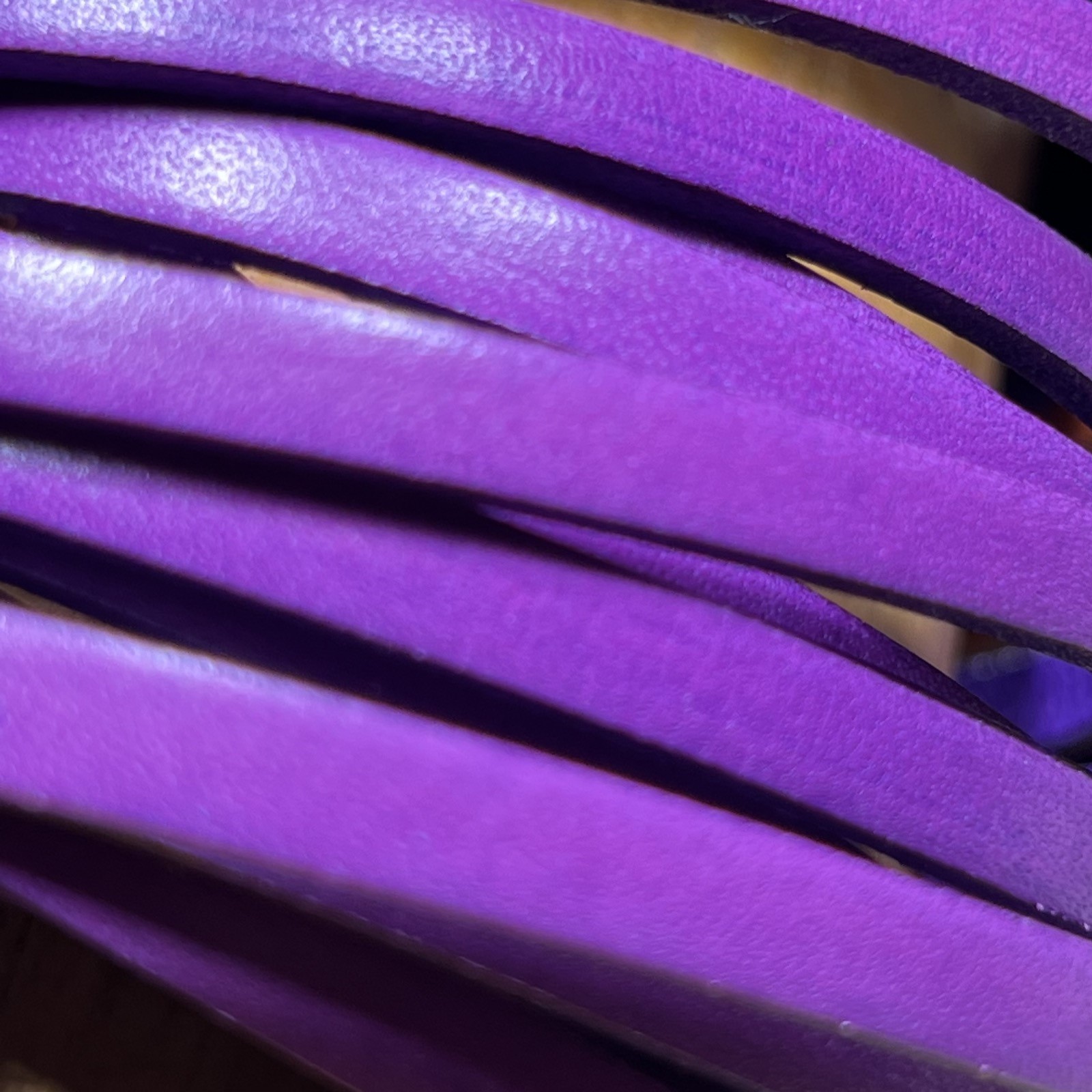 5mm Dolce Italian leather Violet