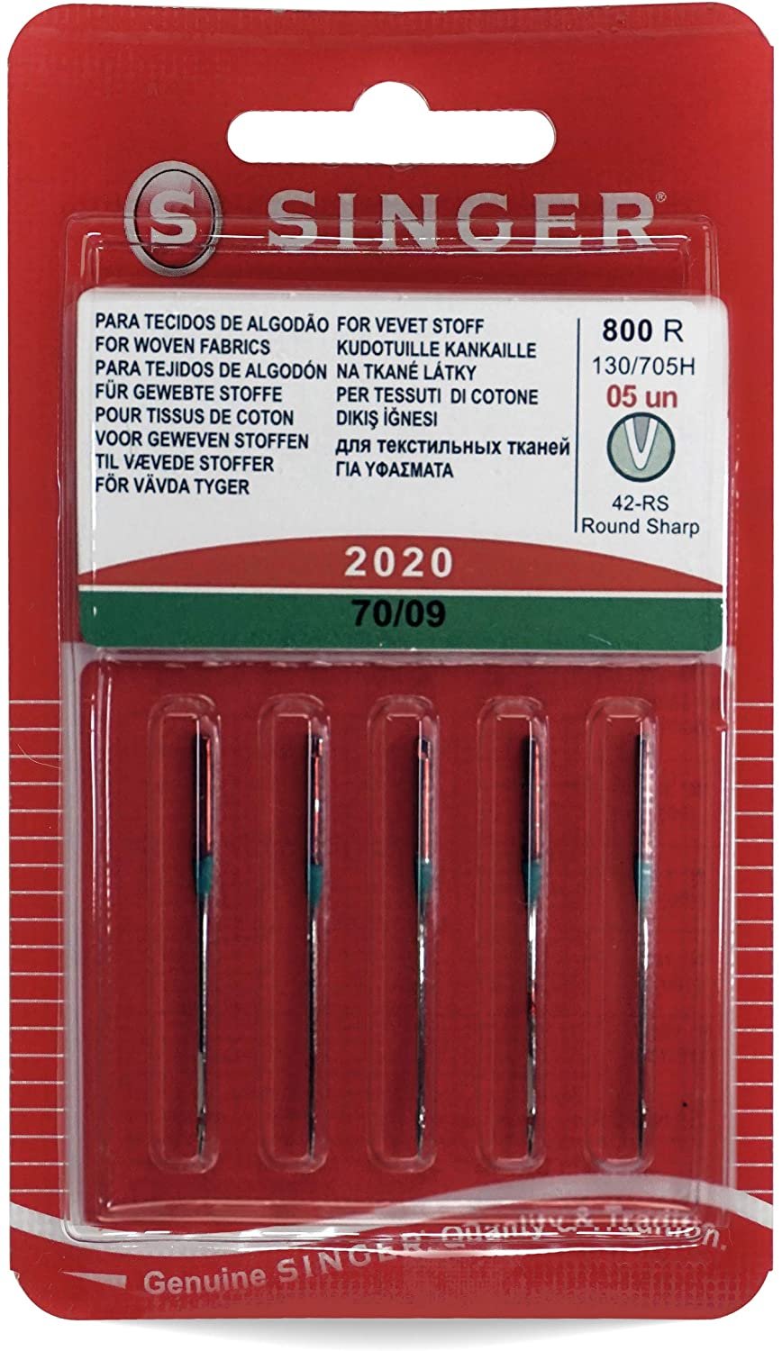 Singer Sharps Machine Needles Pack 2020 Size 70/09 7896785444268