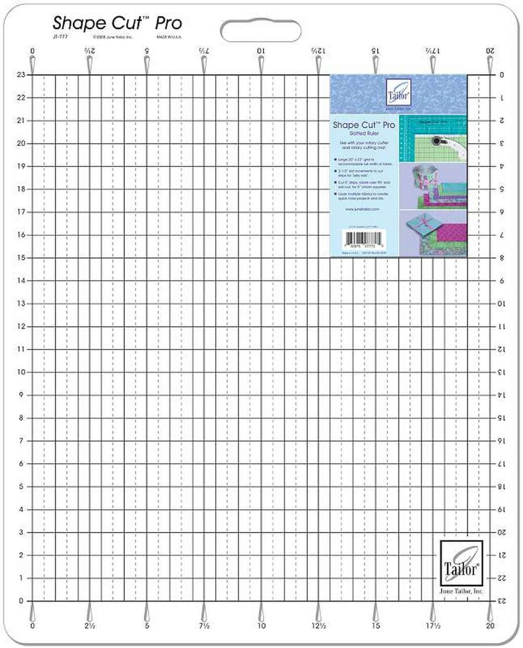 Shape Cut Pro Slotted Ruler 20x23 730976077705