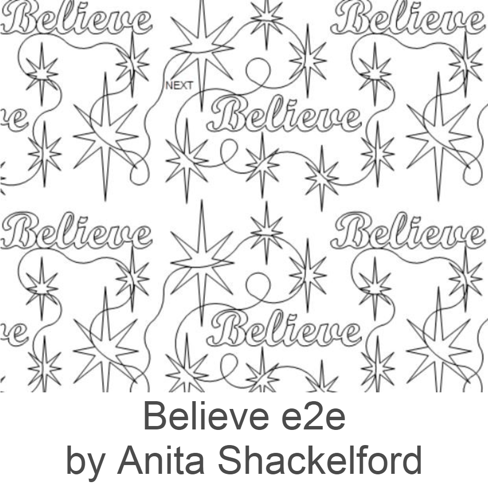 Gallery of long arm quilting patterns at Log Cabin Quilt'N Sew Castle