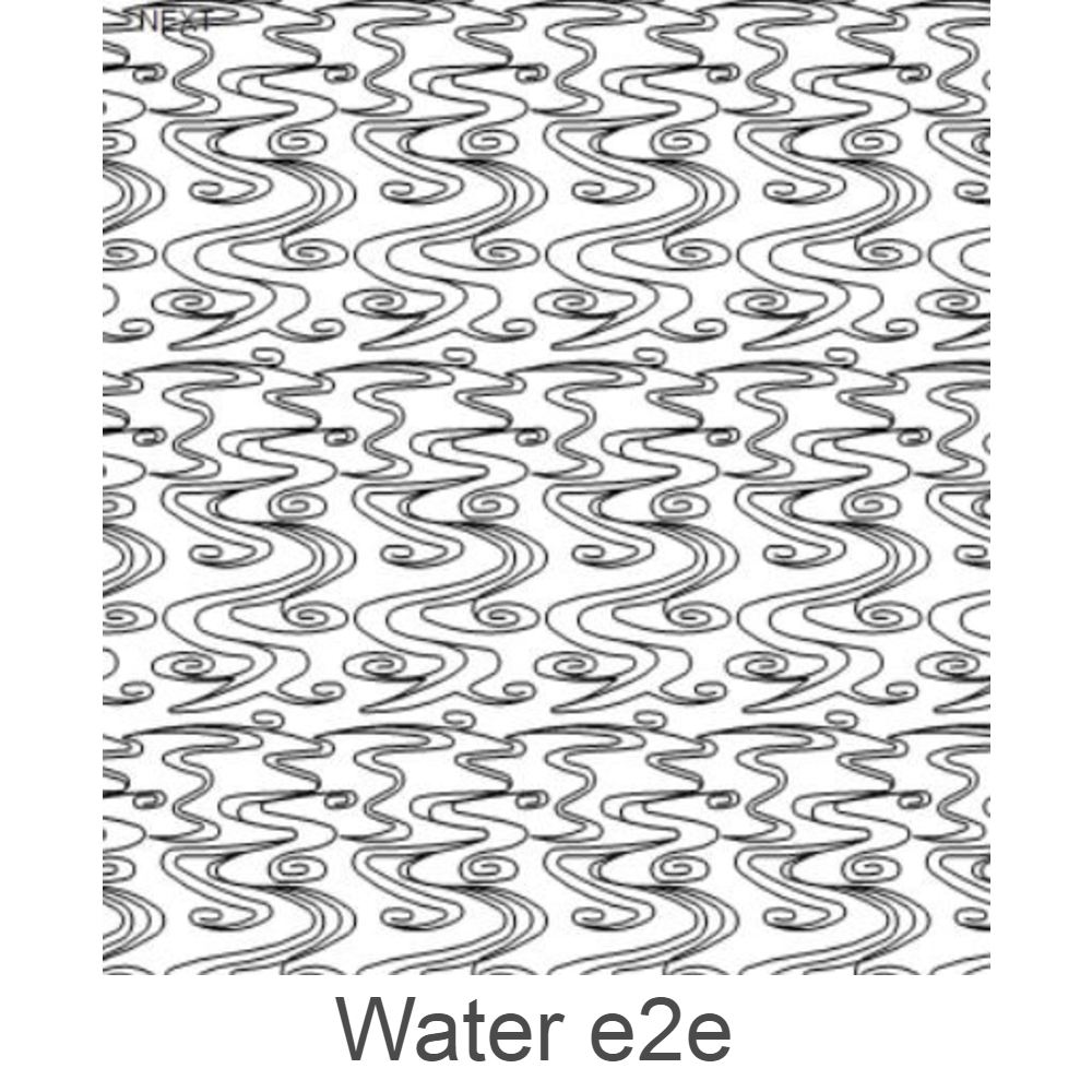 Gallery of long arm quilting patterns at Log Cabin Quilt'N Sew Castle