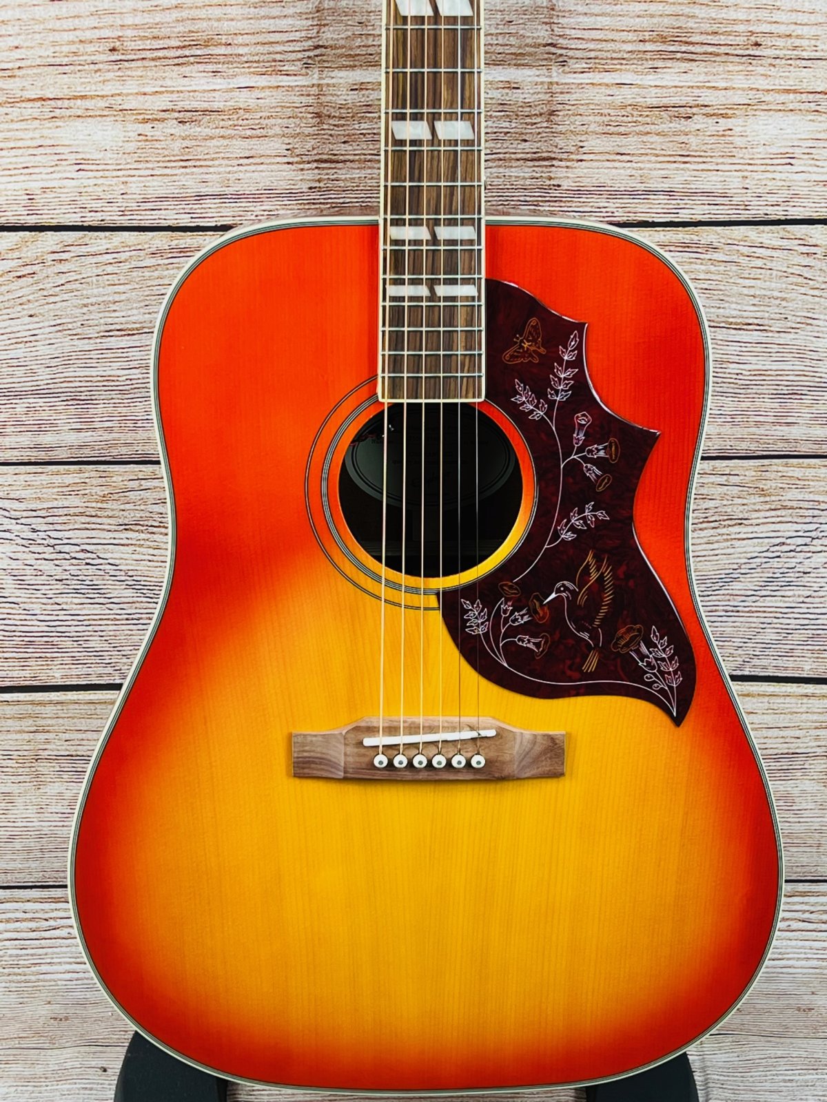 Epiphone Hummingbird Studio acoustic/electric guitarFaded Cherry 1