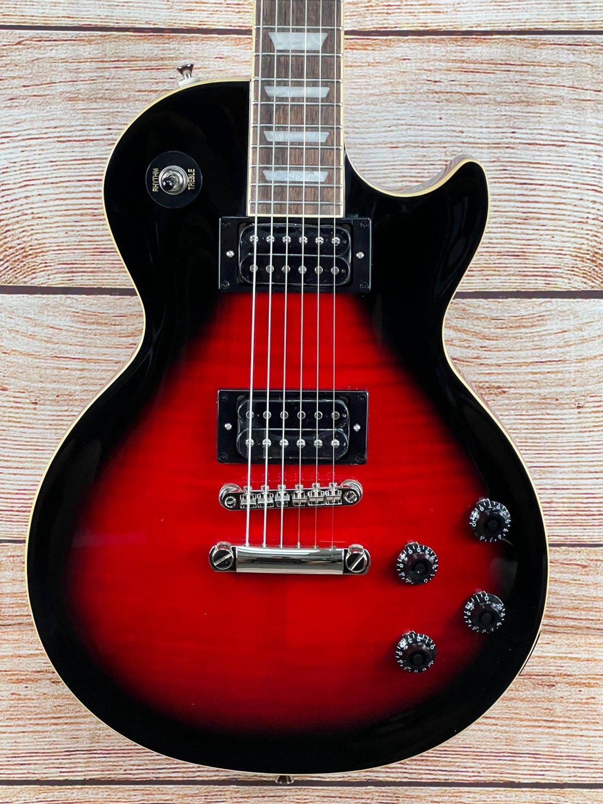 Epiphone Slash Les Paul Standard Electric Guitar Vermillion Burst 1