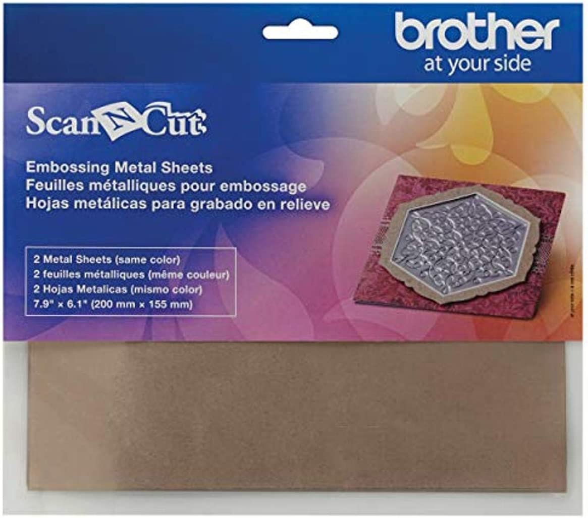 ScanNCut Brass Metal Sheets 012502646563