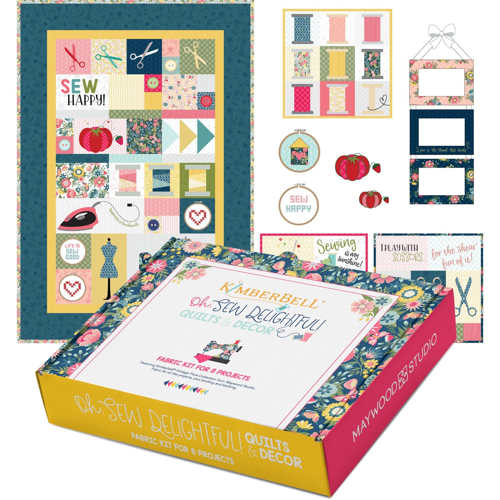 Oh Sew Delightful! Quilts & Décor Fabric Kit 714329922591