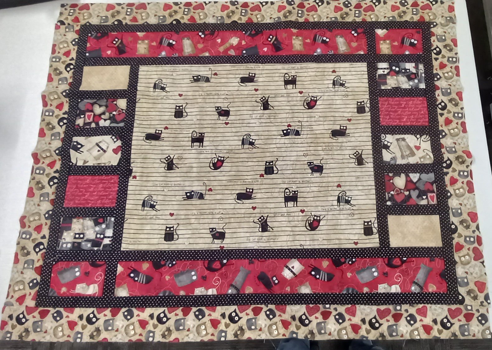 Center Stage Quilt Top Eugene