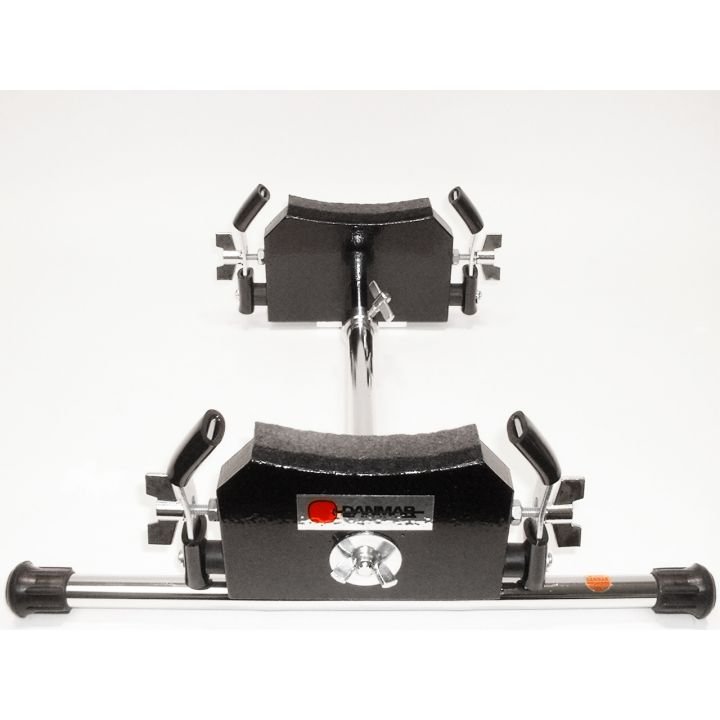 Danmar Tom to Bass Drum Conversion Riser (Black) 659848103536