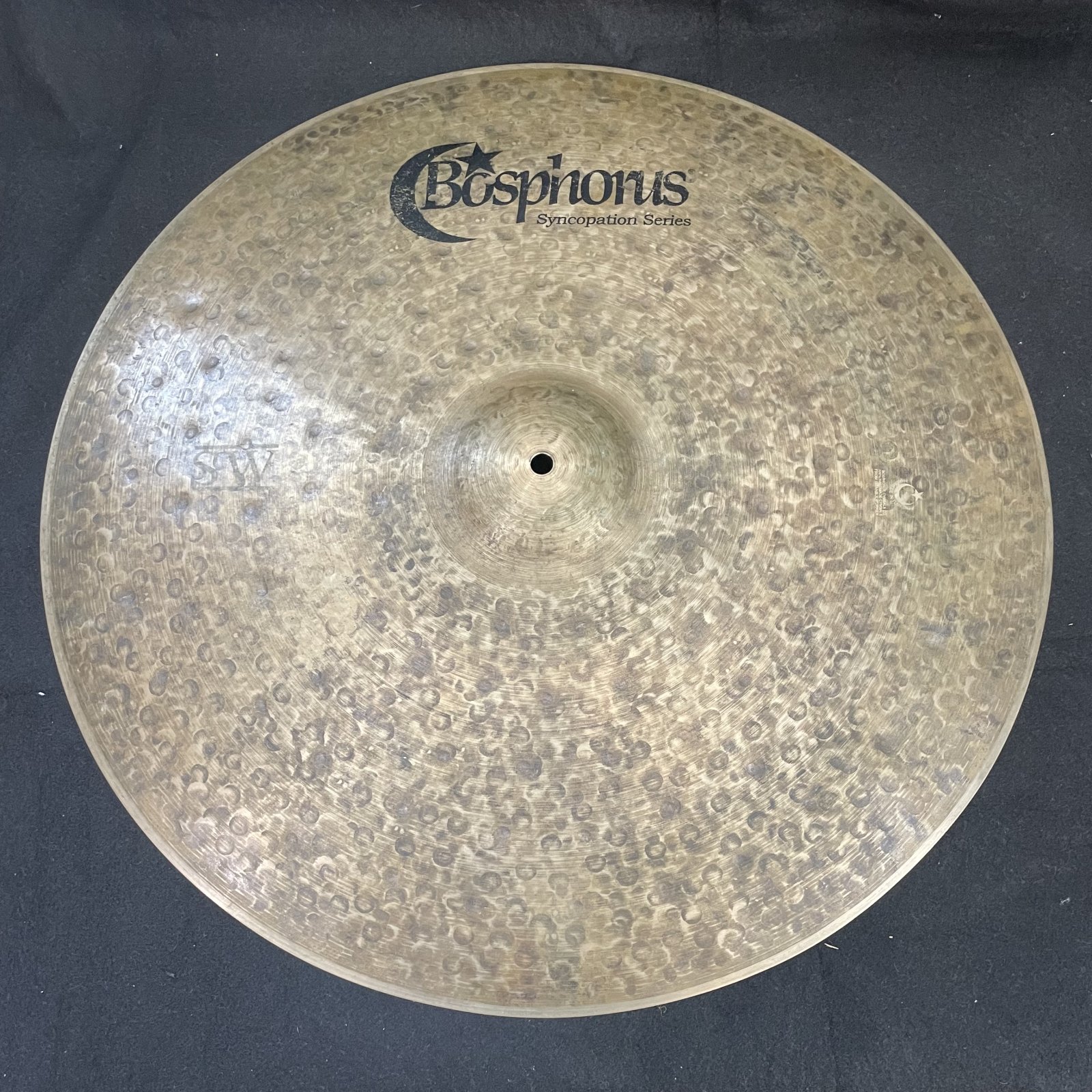 USED Bosphorus 24 Syncopation Series SW Ride Cymbal, 2550g