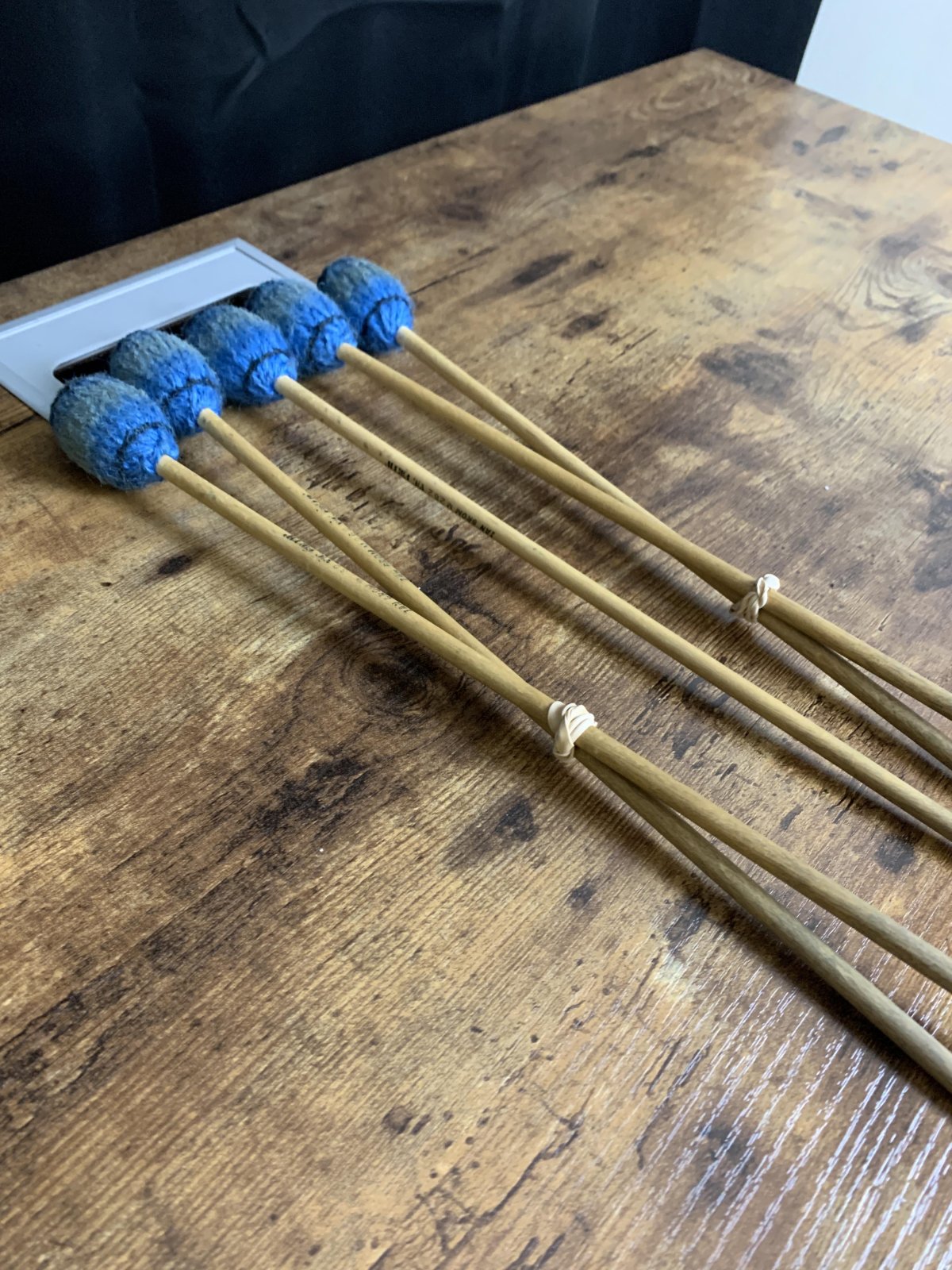 Vic Firth M262 Ian Grom Corpsmaster Medium Marimba Mallets USED