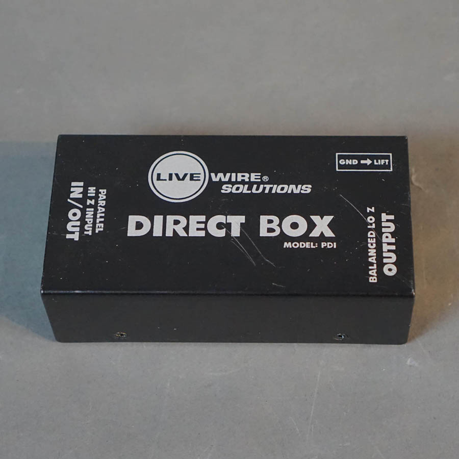 LiveWire PDI DoubleShielded Passive Direct Box Used