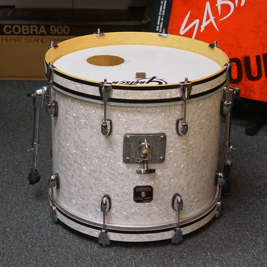 Gretsch 14x18 Catalina Bass Drum, White Marine Pearl Used