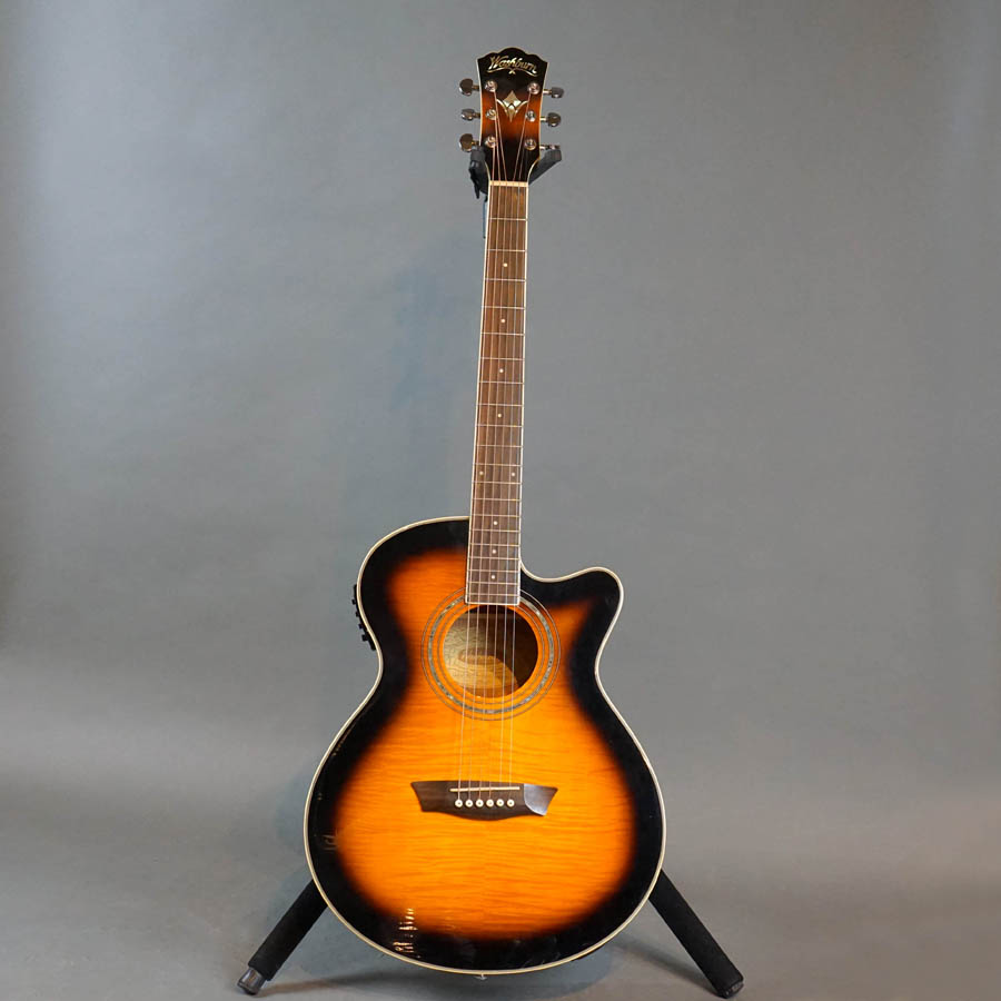 Washburn EA15/ATB Acoustic Electric Guitar, Tobacco Burst Used