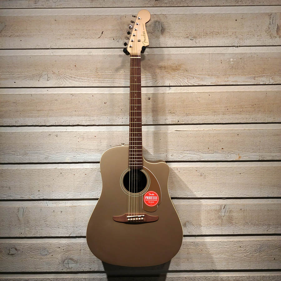 Fender California Series Redondo Player Acoustic Electric Guitar Bronze