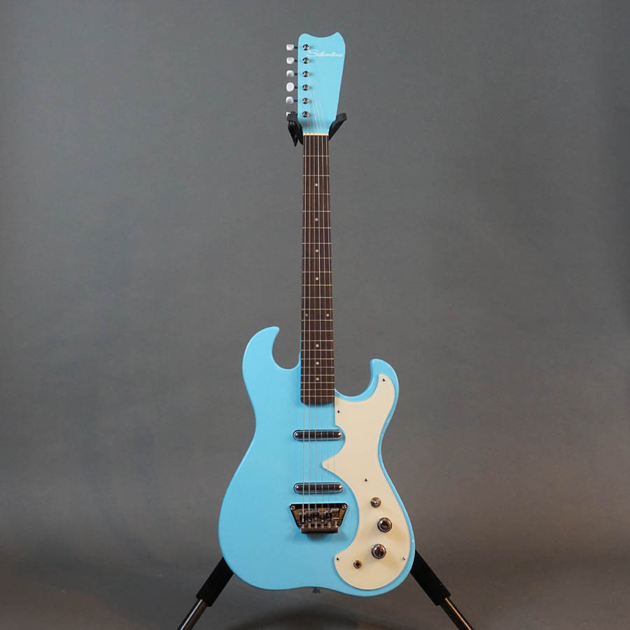 Silvertone 1449 Reissue Electric Guitar Light Blue