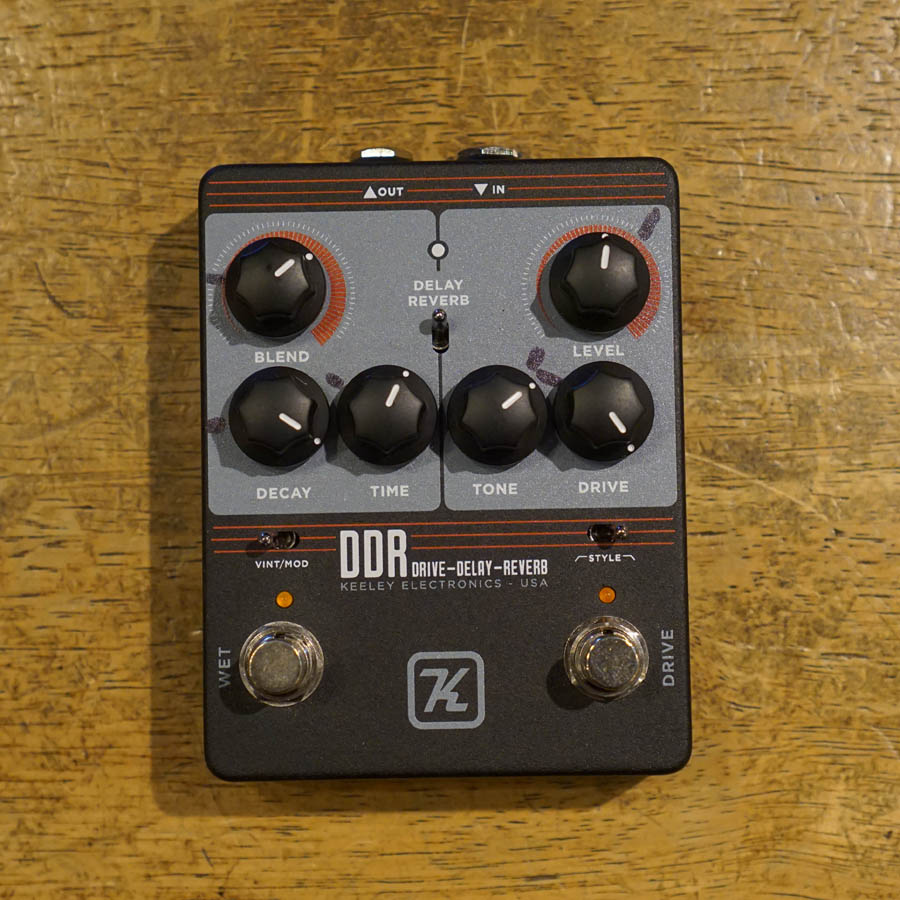 Keeley Electronics DDR Drive Delay Reverb Effects Pedal Used