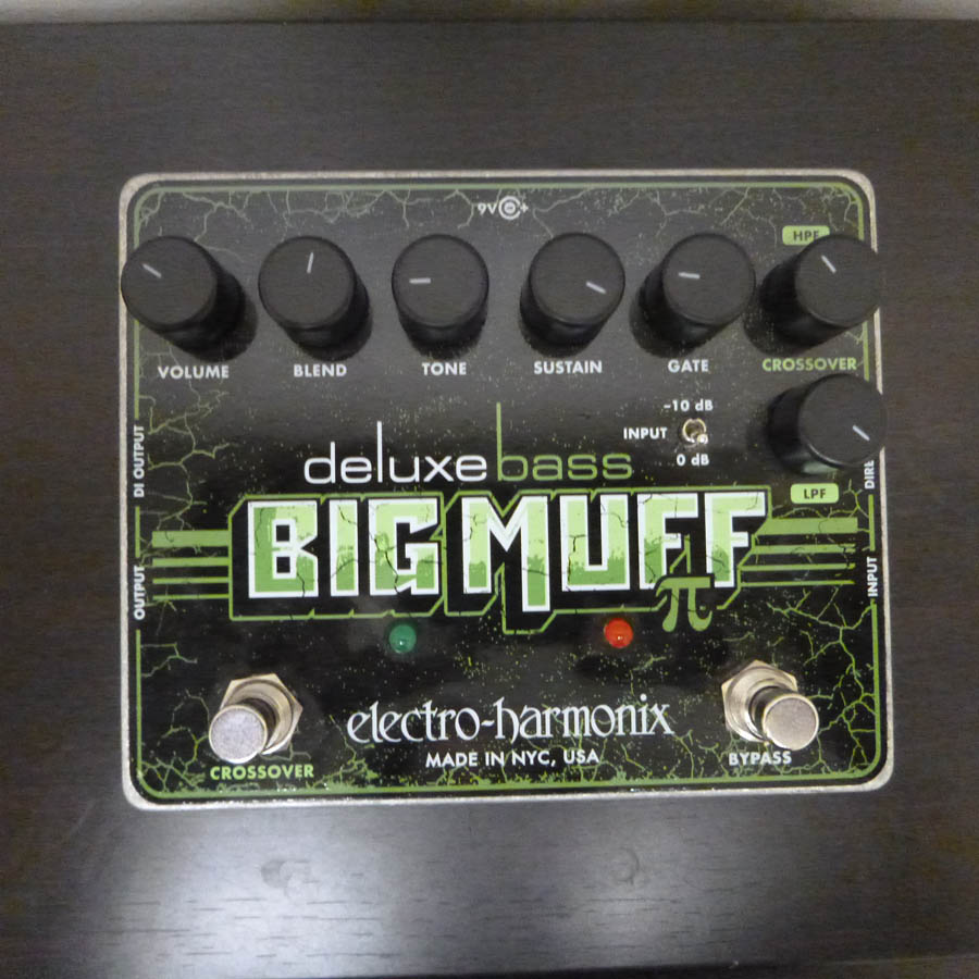 ElectroHarmonix Deluxe Bass Big Muff Pi Bass Fuzz Effects Pedal