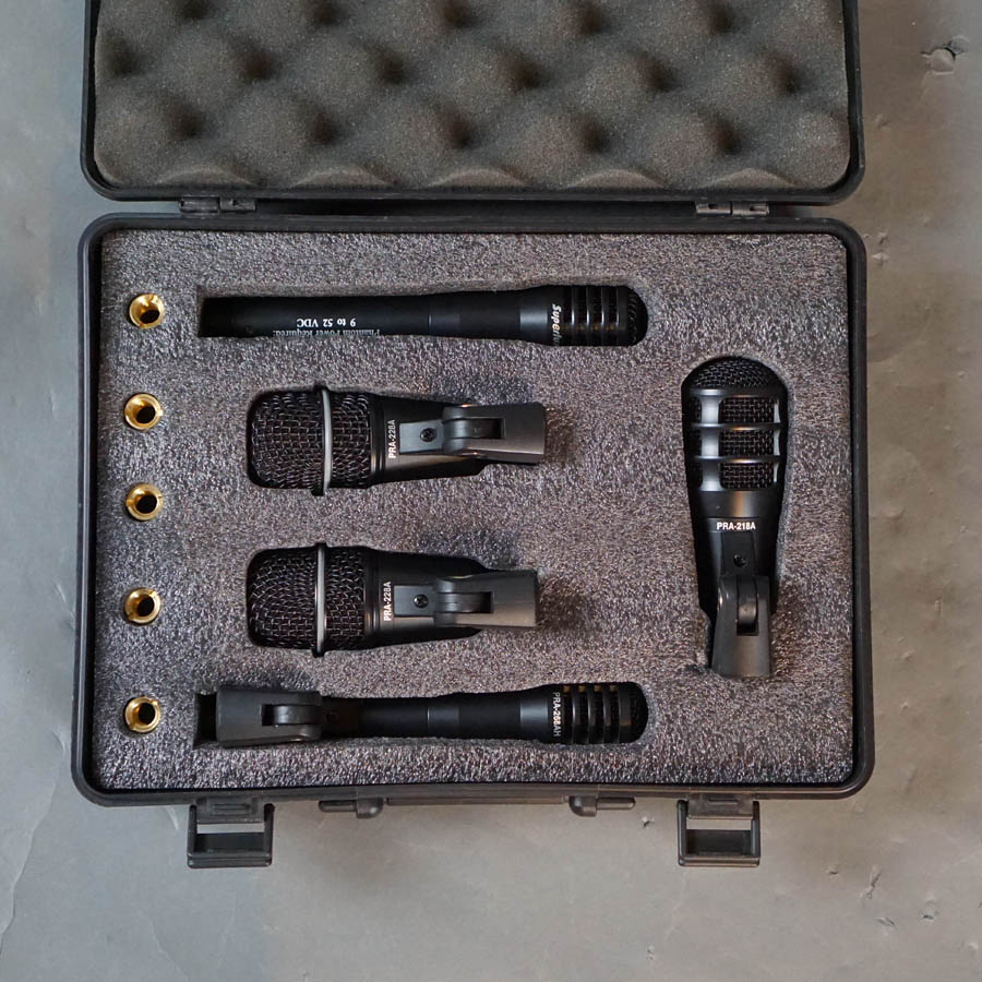 Superlux DRKA3C2 Drum Mic Set 5pc w/Case Used