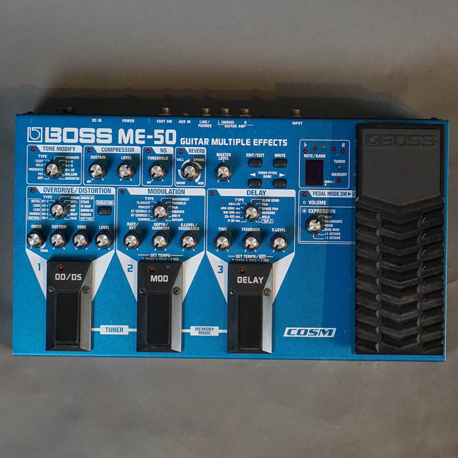 Boss ME50 Guitar Multi Effect Pedal Used