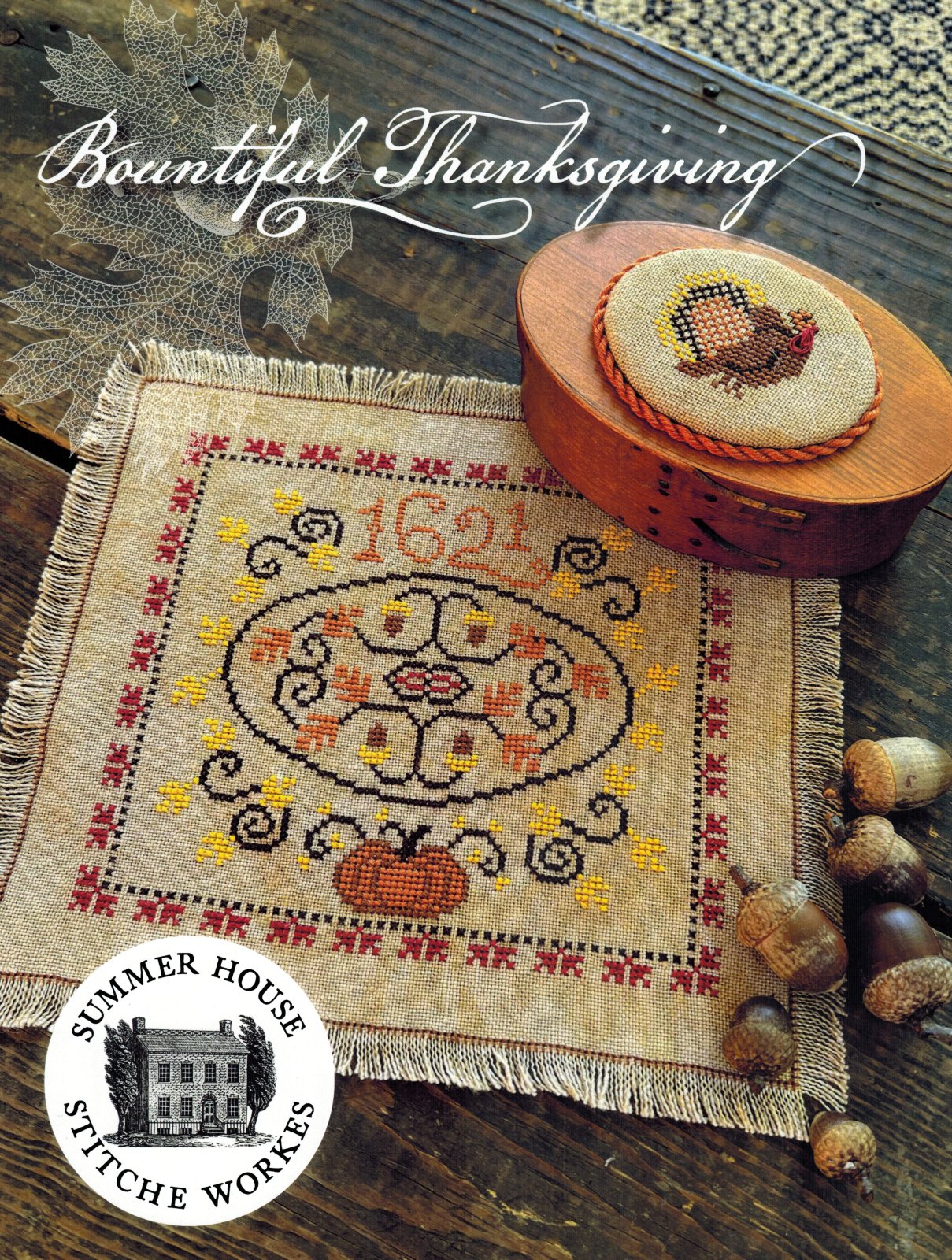 Bountiful Thanksgiving chart Summer House Stitche Workes