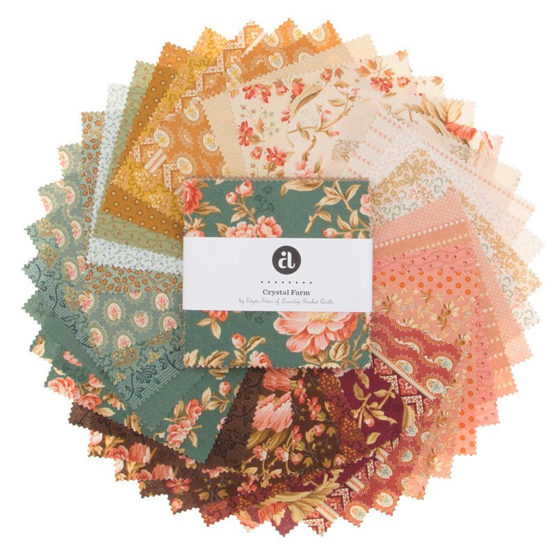 Crystal Farm Charm Pack Laundry Basket Quilts