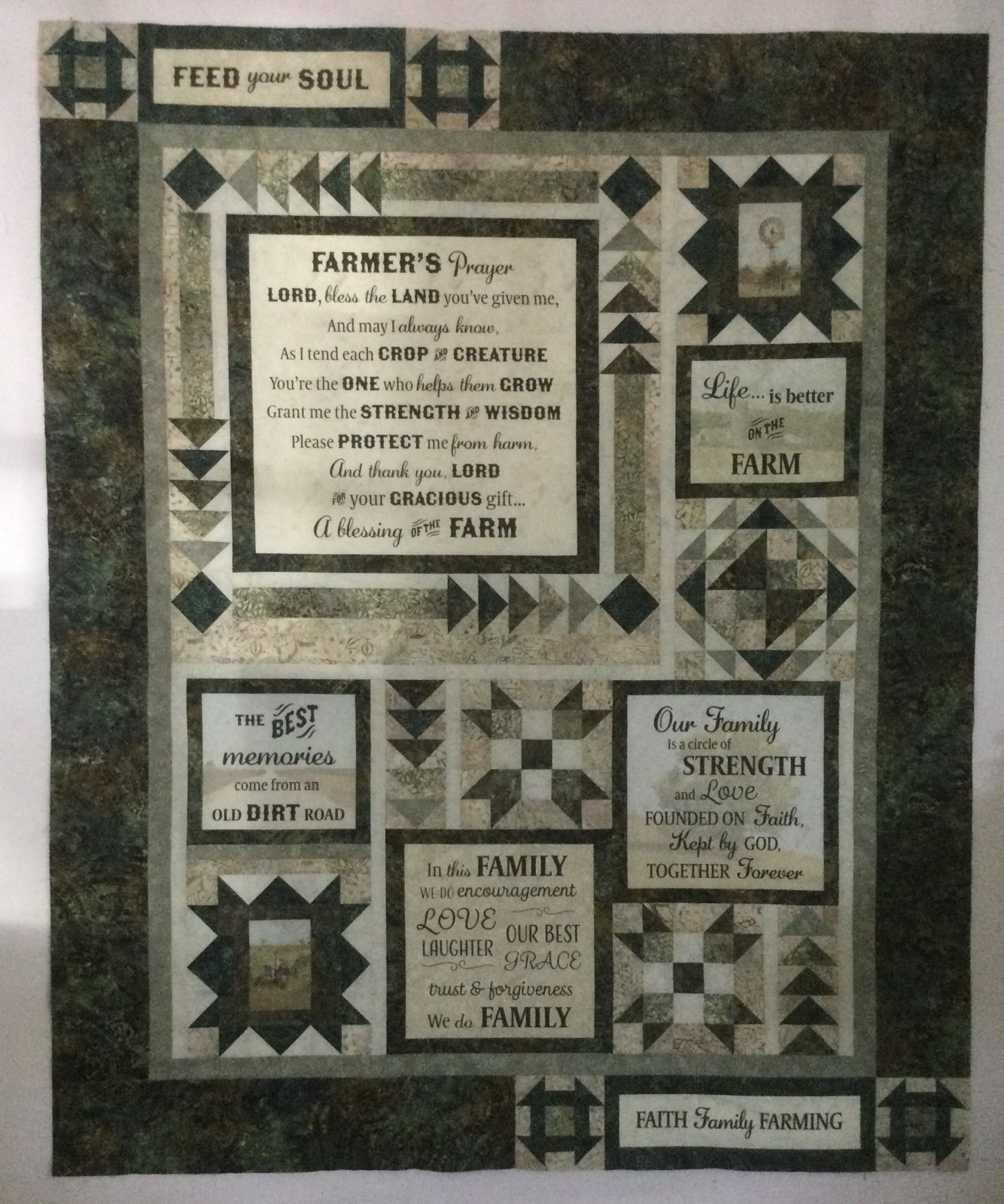 Farmer's Prayer Quilt Kit