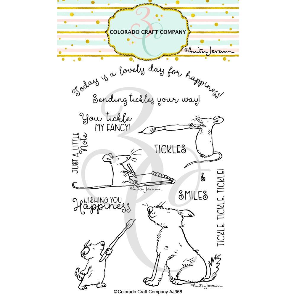 Colorado Craft Company Wishing You Happiness Stamps 810043853682