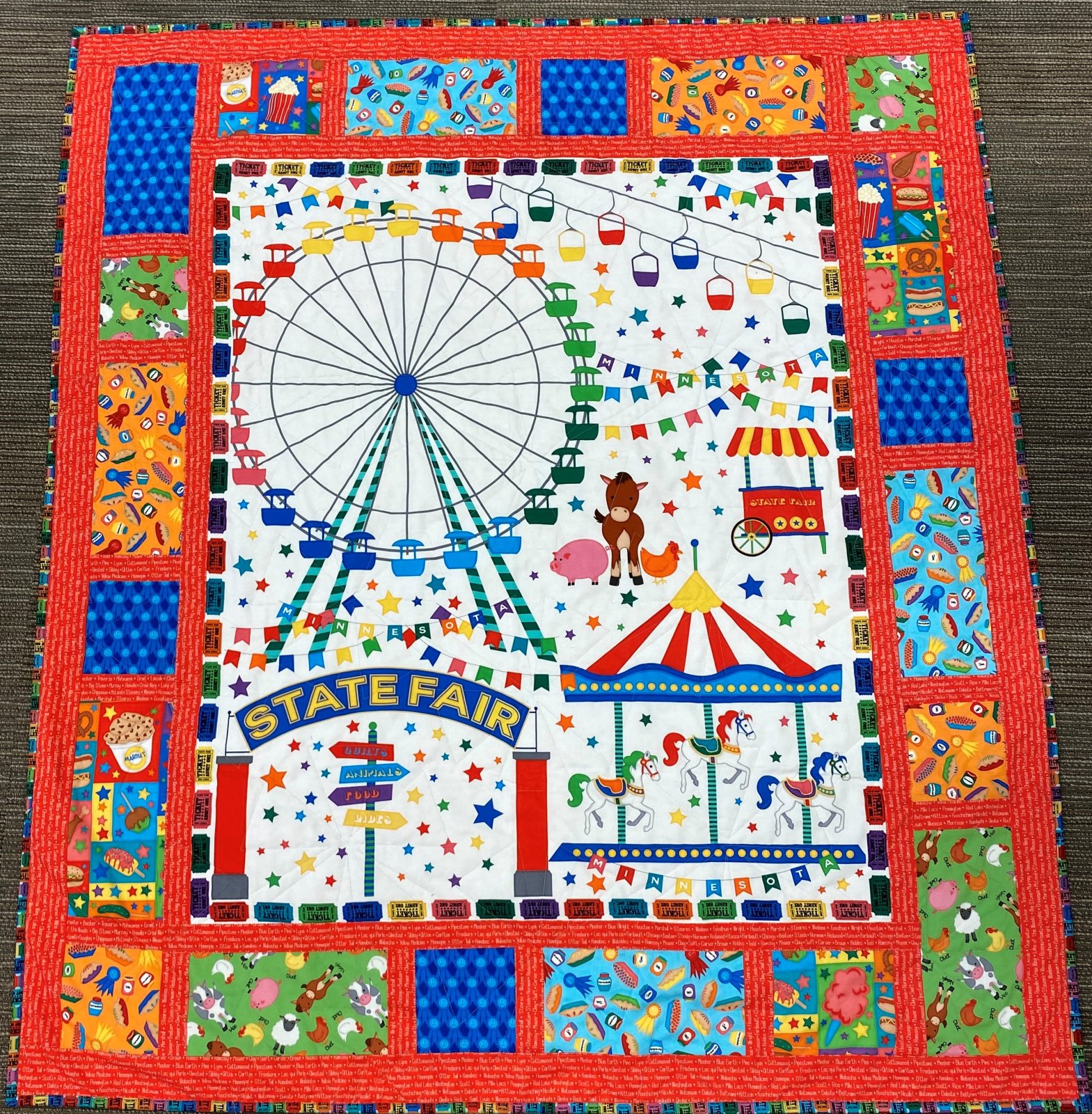 2023 All MN Shop Hop Fish & Chips Quilt Kit