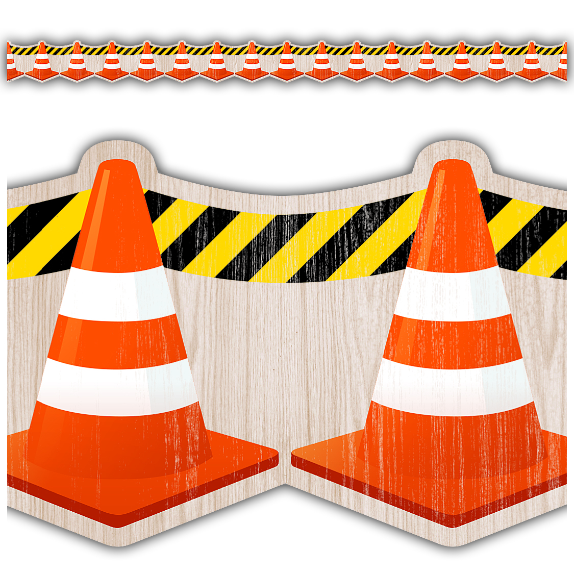Construction Cones DieCut Bor