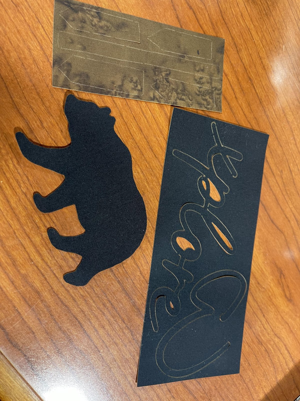 AQR RXR Applique (Dark) Pcs Laser Cut