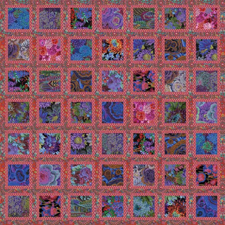 Red Jewel Frame Quilt Kit Kaffe Fassett Collective Free Spirit Kaffe Fasset