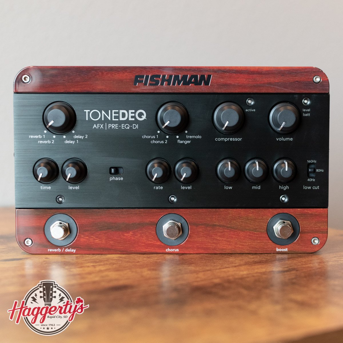 Fisherman ToneDEQ AFX Preamp/EQ/DI with Dual Effects 605609151803