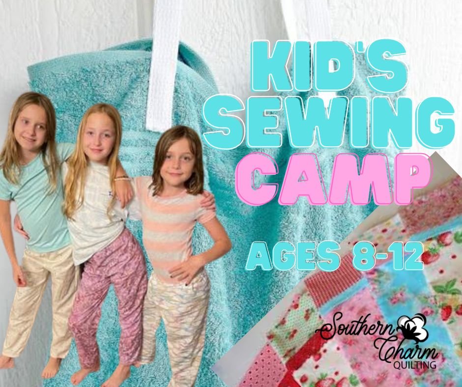 Kids Sewing Camp Week Two for Boys and Girls ages 812