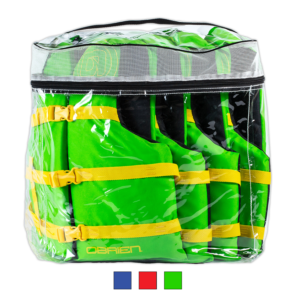 O'BRIEN ADULT 4 PACK LIFE JACKETS 730918964841
