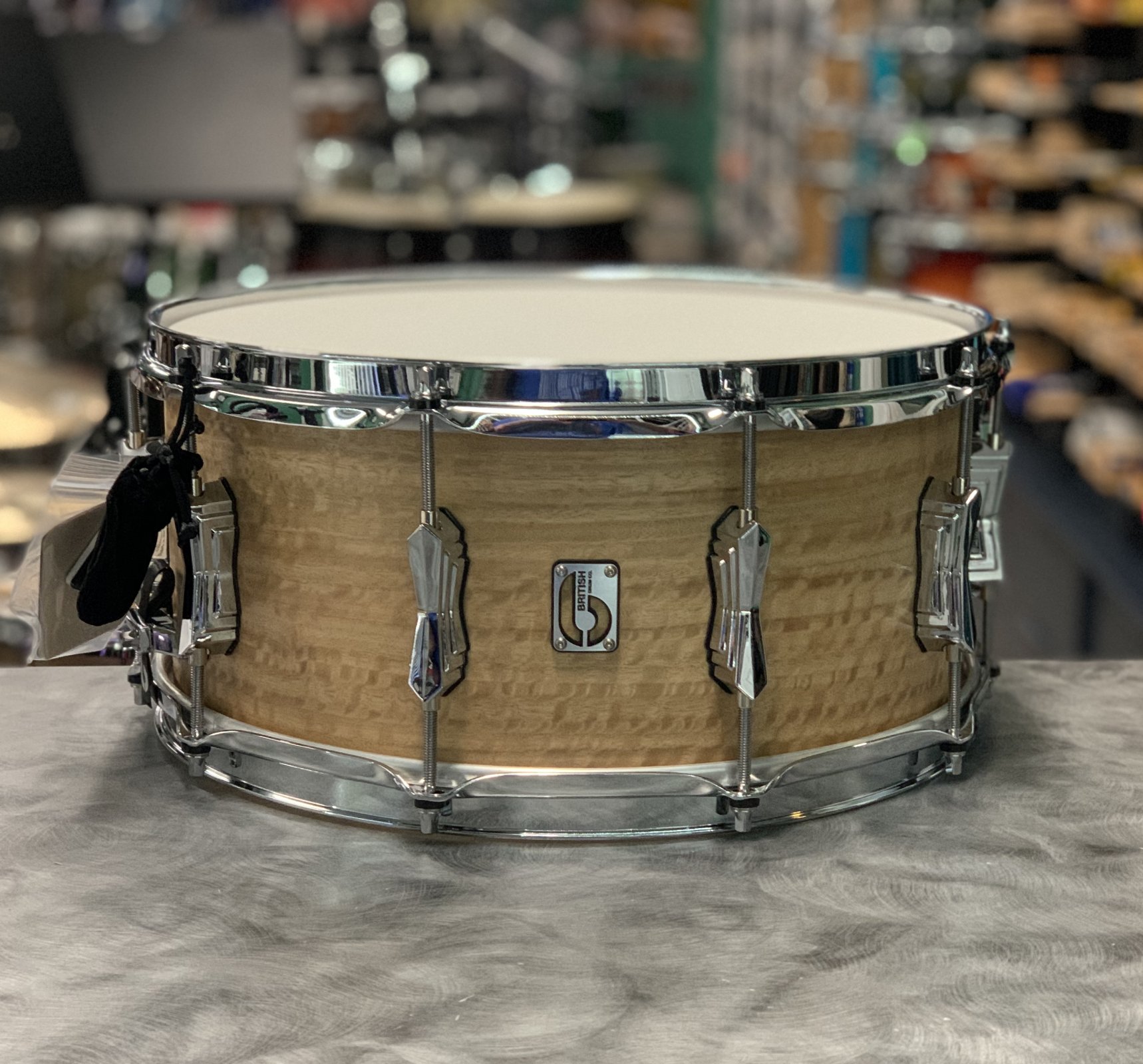 British Drum Company 6.5x14 Maverick Maple Snare Drum MAV1465SN